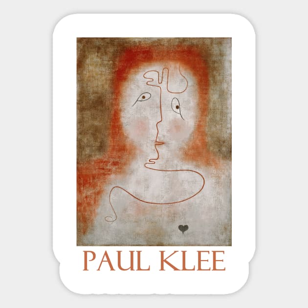 In the Magic Mirror by Paul Klee Sticker by Naves